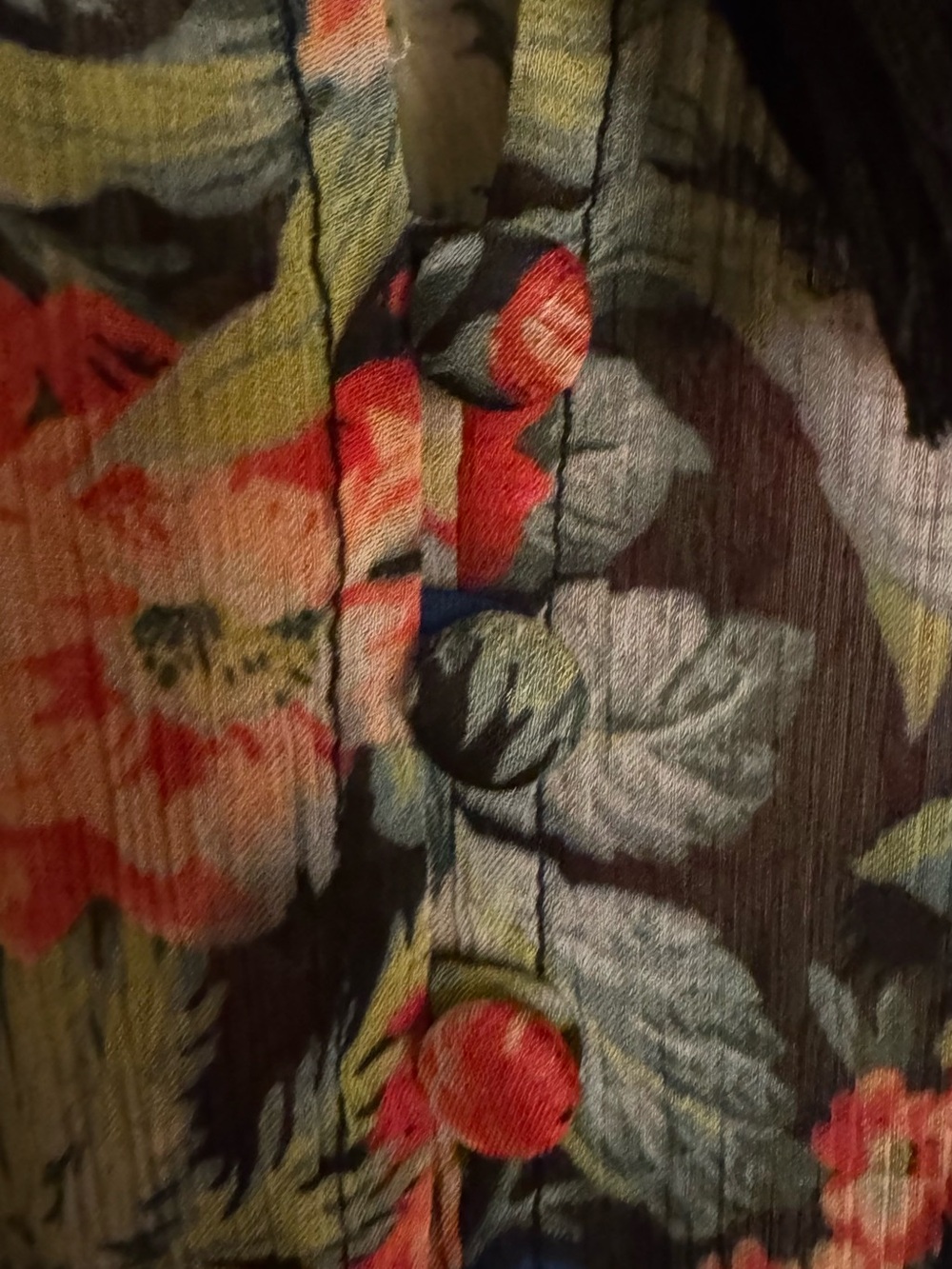 Anthropologie Floral Dress in Blue, Green, Pink - Picture 7 of 9